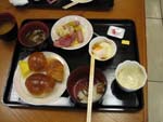 豪華な朝食
